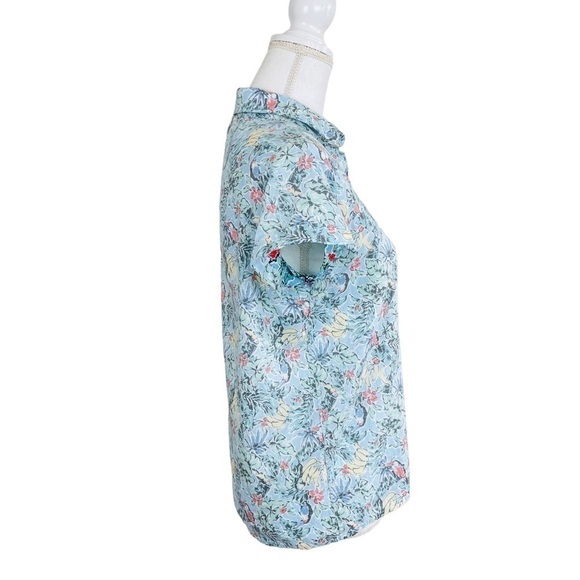 Marine Layer Kalaia Button Down Tukan Print Hawaiian Shirt NEW With Tags Size XS - Picture 9 of 13